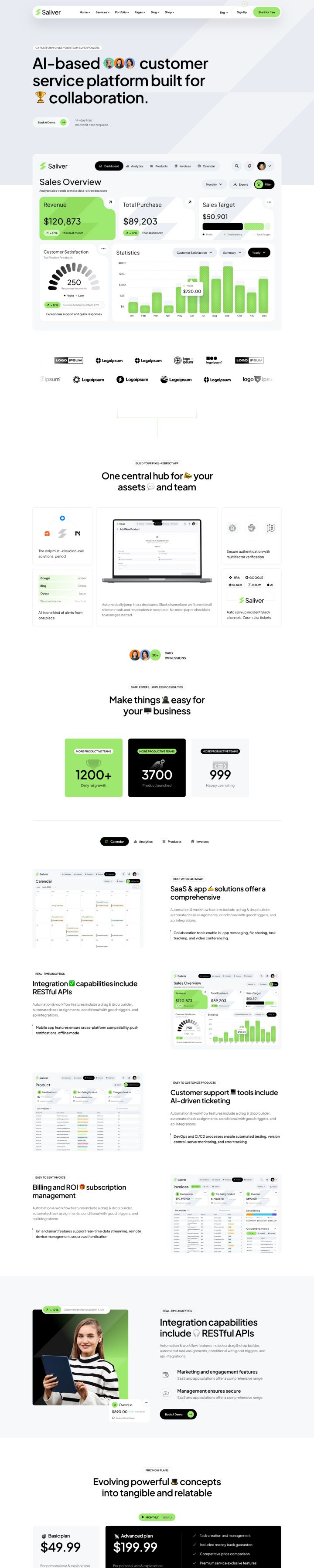 WordPress шаблон ThemeForest Saliver
