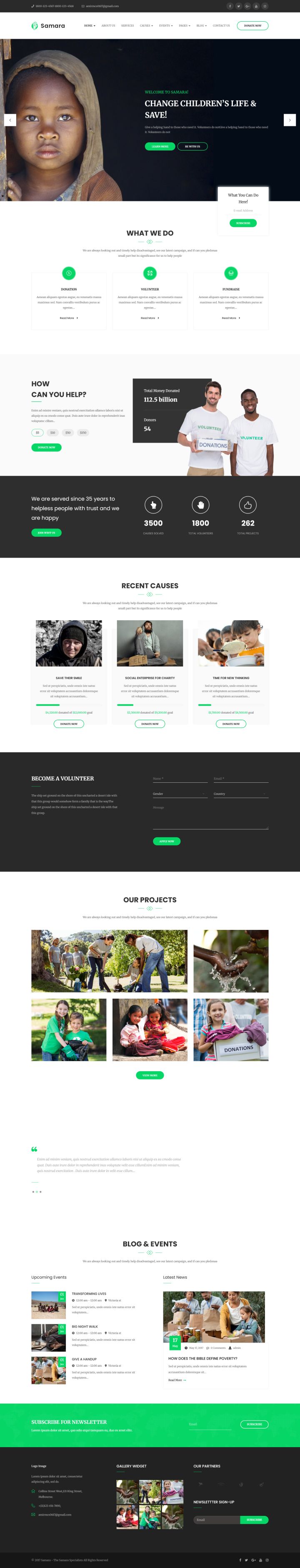 WordPress шаблон ThemeForest Samara
