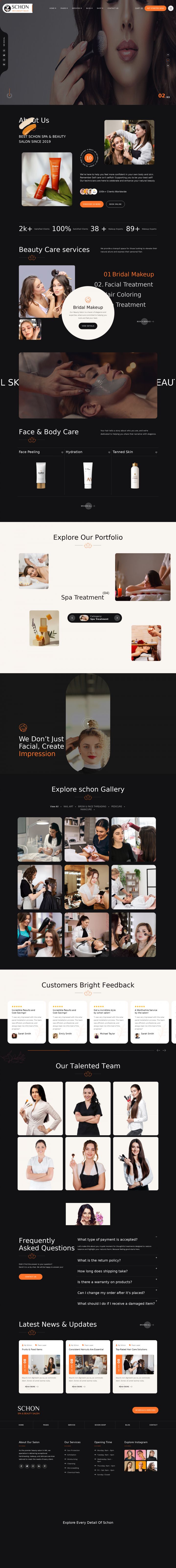 WordPress шаблон ThemeForest Schon