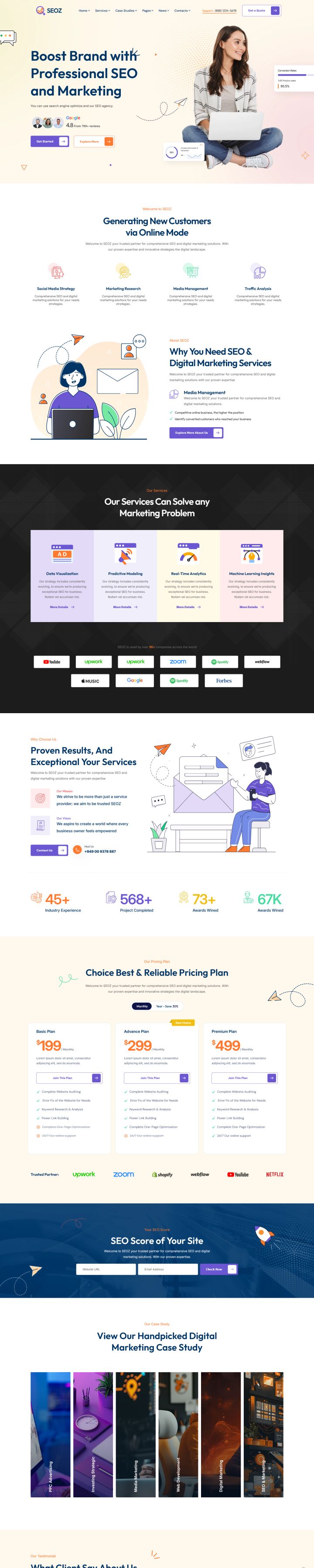 Шаблон ThemeForest Seoz WordPress шаблон ThemeForest Seoz