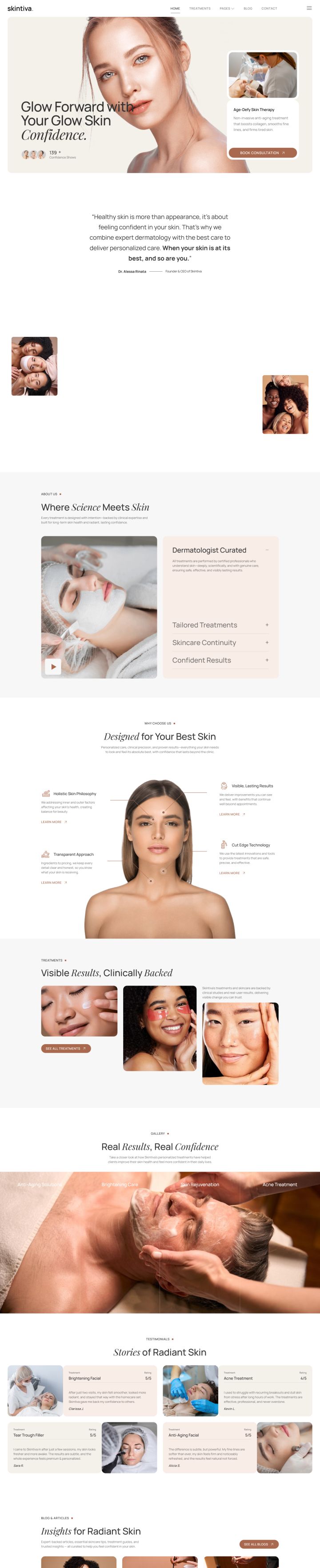 WordPress шаблон ThemeForest Skintiva
