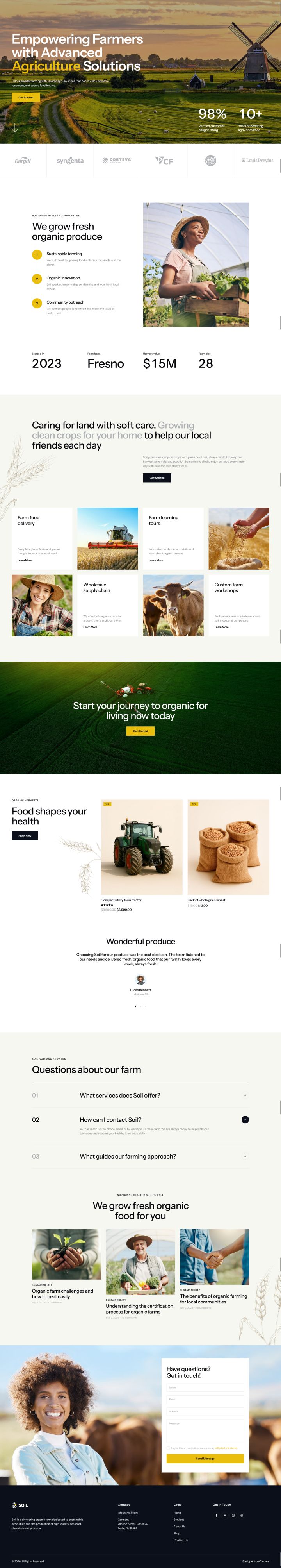 WordPress шаблон ThemeForest Soil
