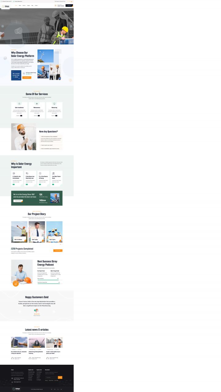 WordPress шаблон ThemeForest Solapa