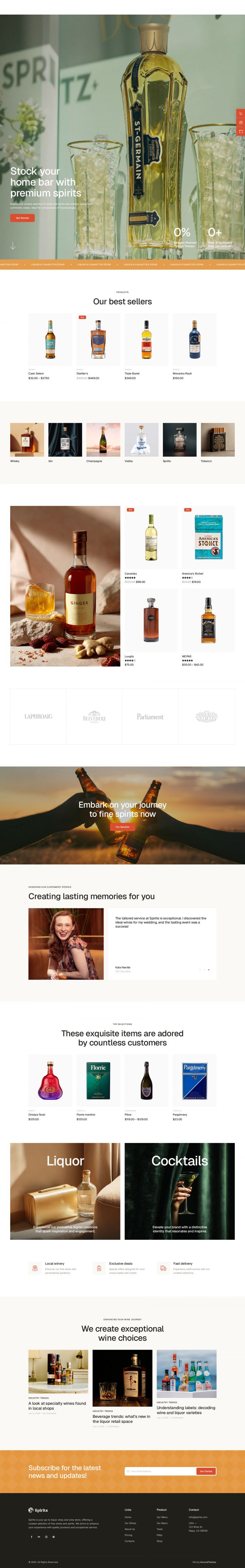 WordPress шаблон ThemeForest Spirits