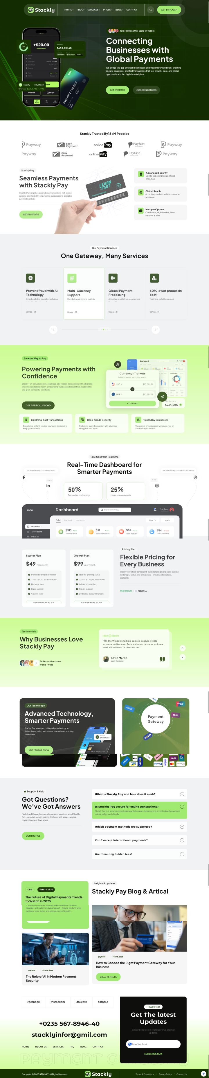 Шаблон ThemeForest Stackly WordPress шаблон ThemeForest Stackly