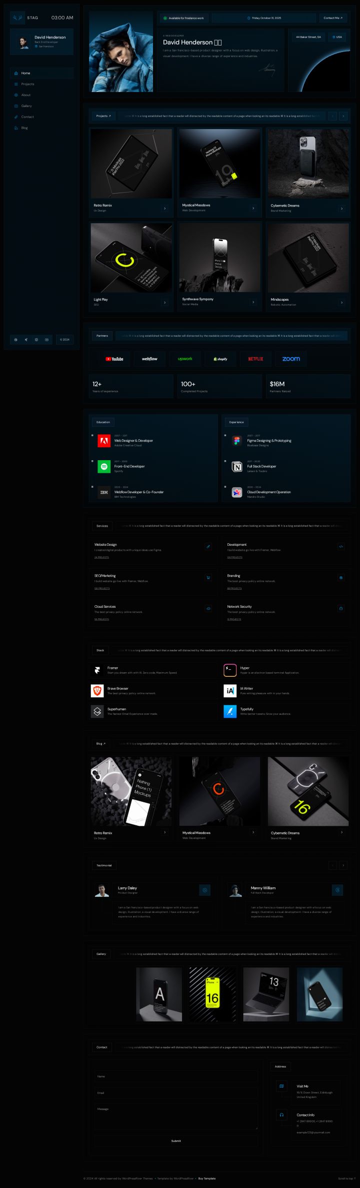 Шаблон ThemeForest STAG WordPress шаблон ThemeForest STAG
