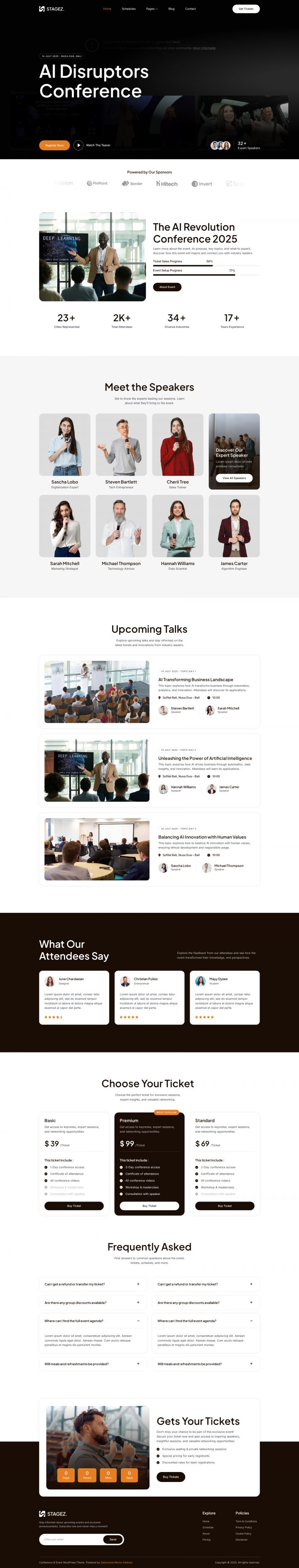 Шаблон ThemeForest Stagez WordPress шаблон ThemeForest Stagez