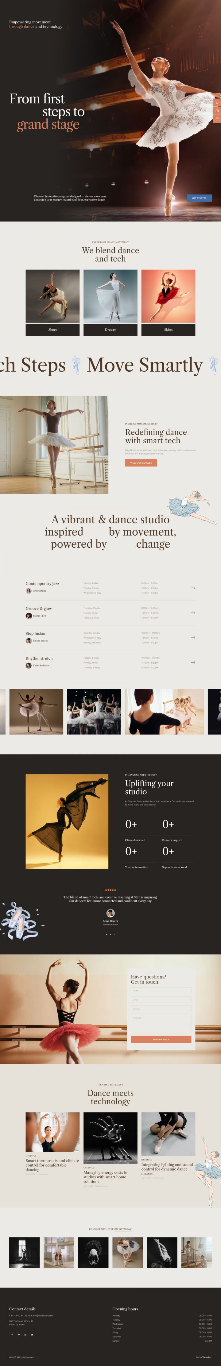 WordPress шаблон ThemeForest Step