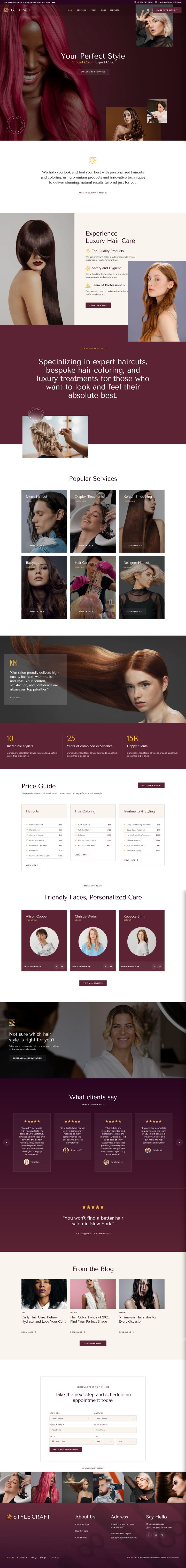 WordPress шаблон ThemeForest Style Craft