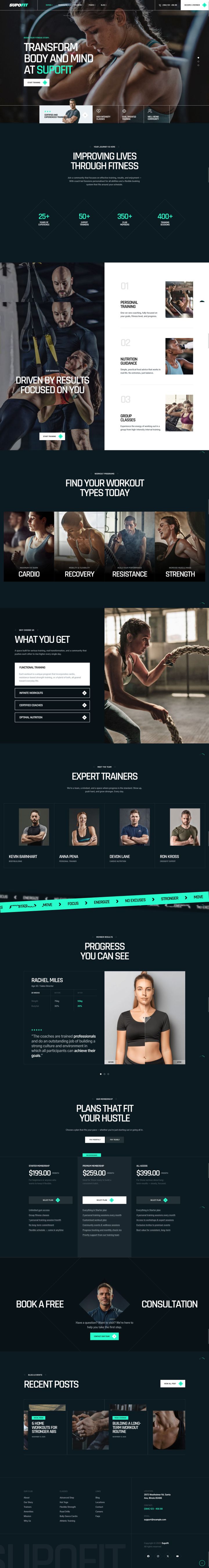 Шаблон ThemeForest Supofit WordPress шаблон ThemeForest Supofit