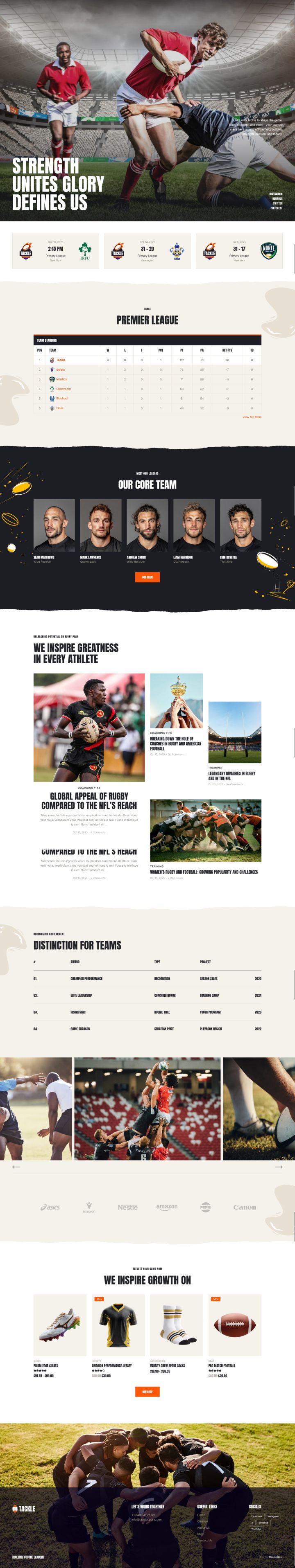 WordPress шаблон ThemeForest Tackle