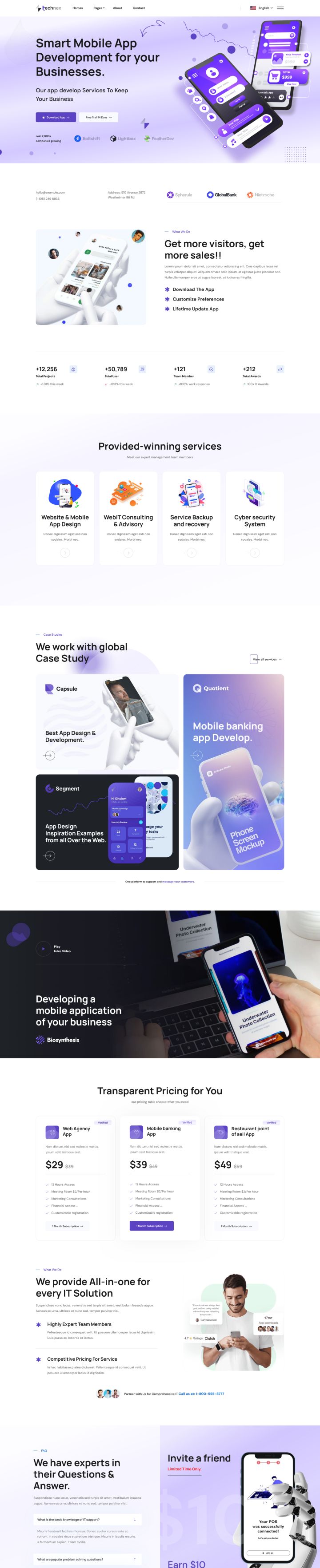 Шаблон ThemeForest Technex WordPress шаблон ThemeForest Technex