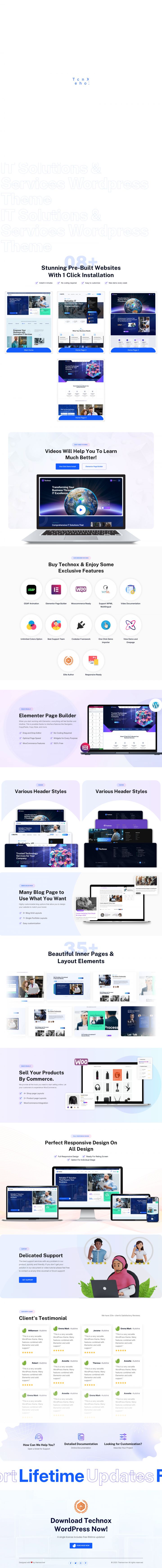 WordPress шаблон ThemeForest Technox