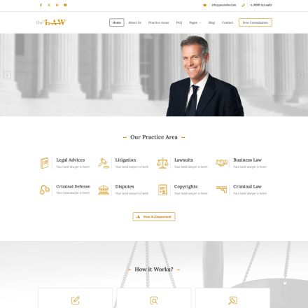 ThemeForest The Law
