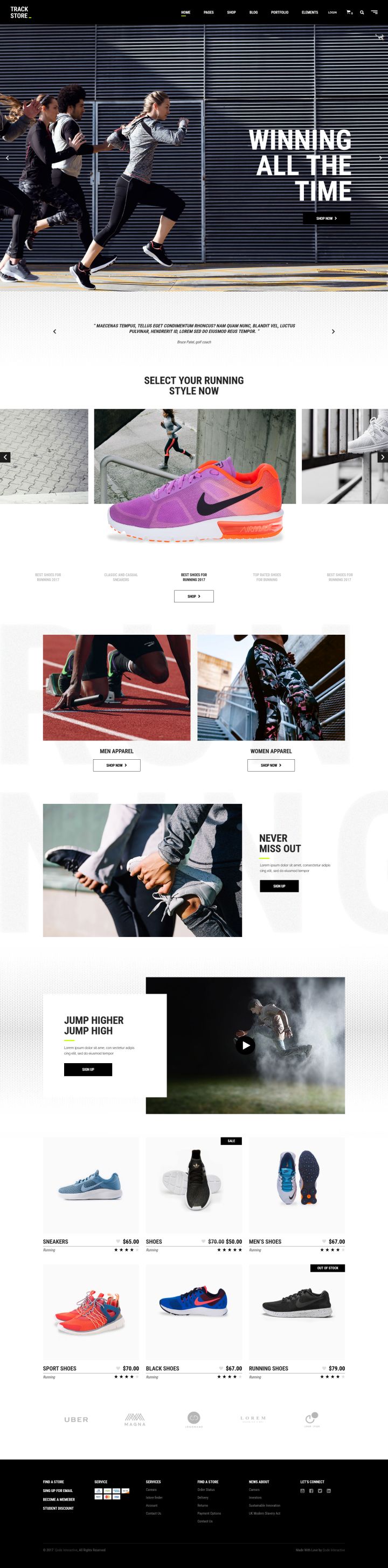 WordPress шаблон ThemeForest TrackStore