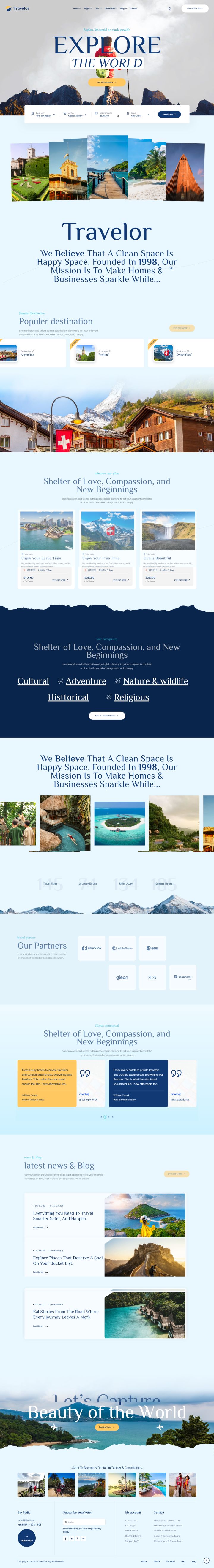 Шаблон ThemeForest Travelor WordPress шаблон ThemeForest Travelor