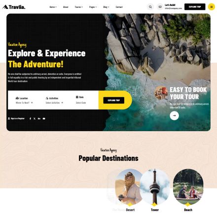 ThemeForest Travlia