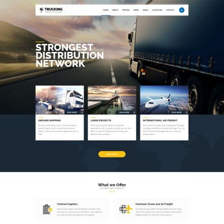 ThemeForest Trucking