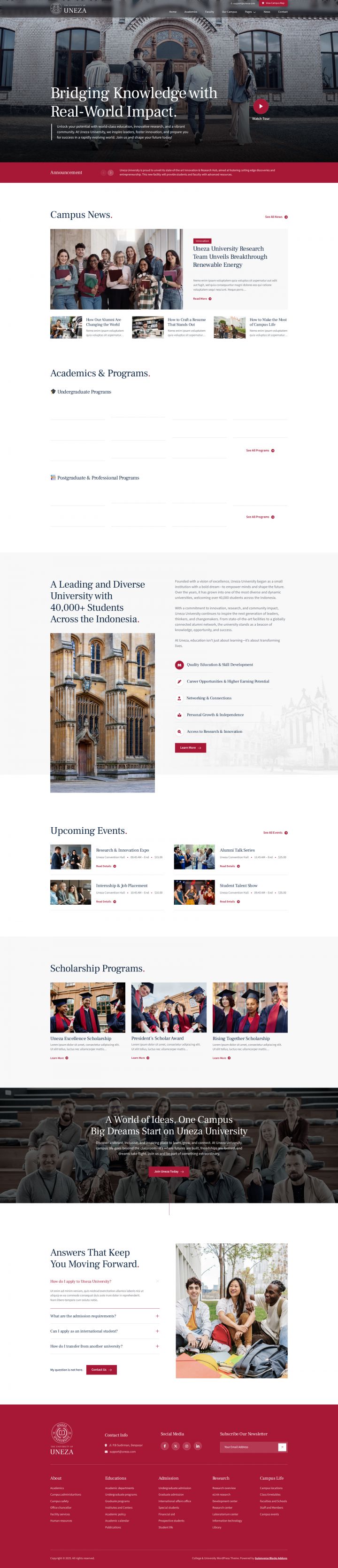 Шаблон ThemeForest Uneza WordPress шаблон ThemeForest Uneza