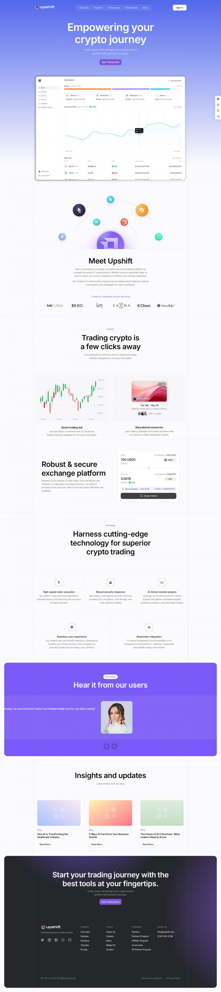 WordPress шаблон ThemeForest Upshift