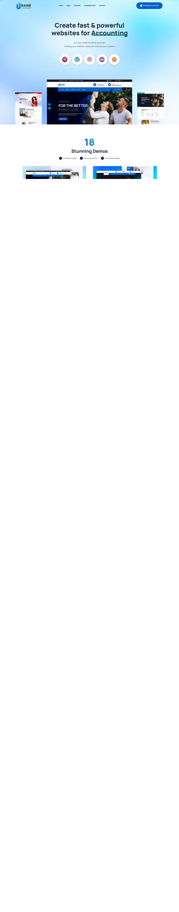 WordPress шаблон ThemeForest Urane