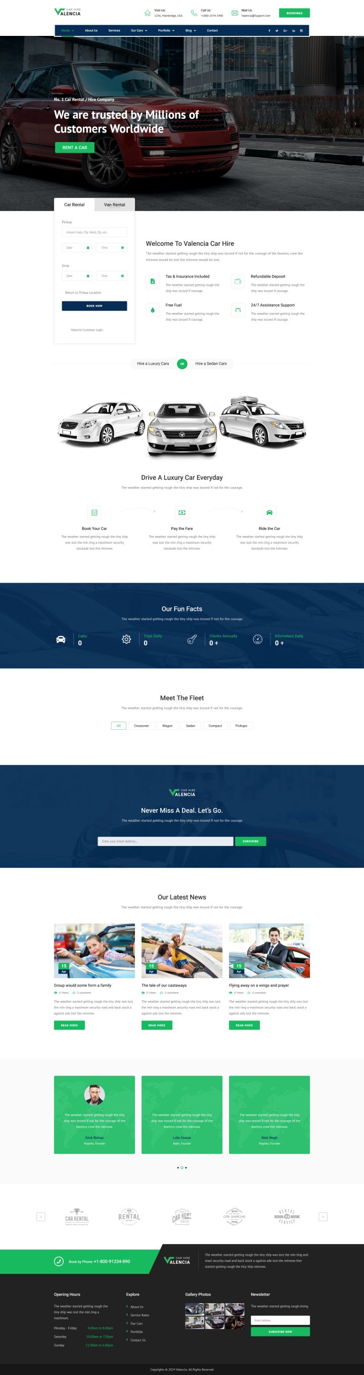 WordPress шаблон ThemeForest Valencia