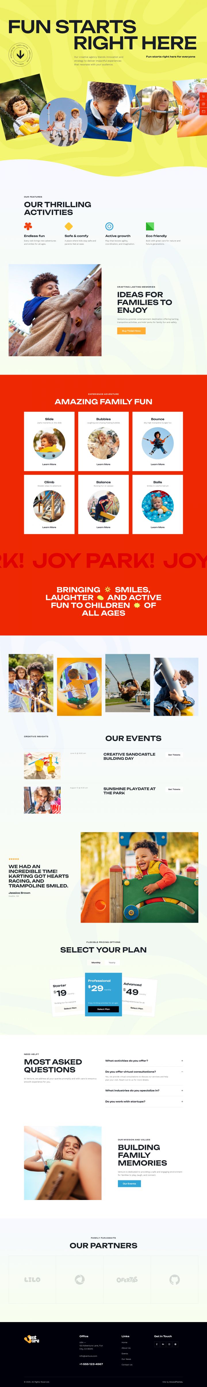 Шаблон ThemeForest Venture WordPress шаблон ThemeForest Venture