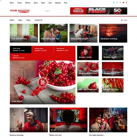 ThemeForest Video Magazine