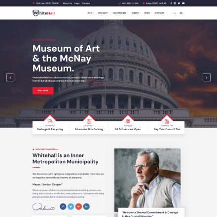 ThemeForest White Hall