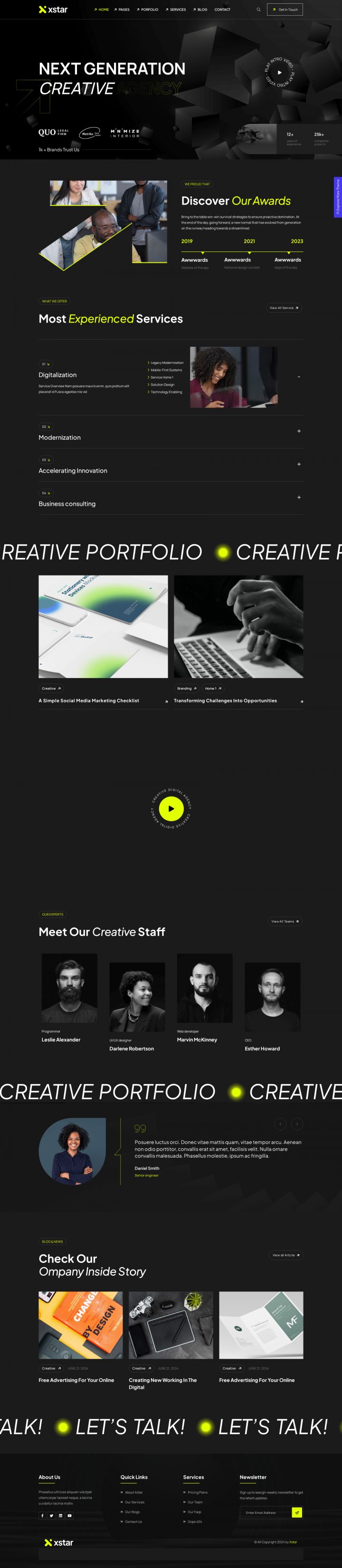 WordPress шаблон ThemeForest Xstar