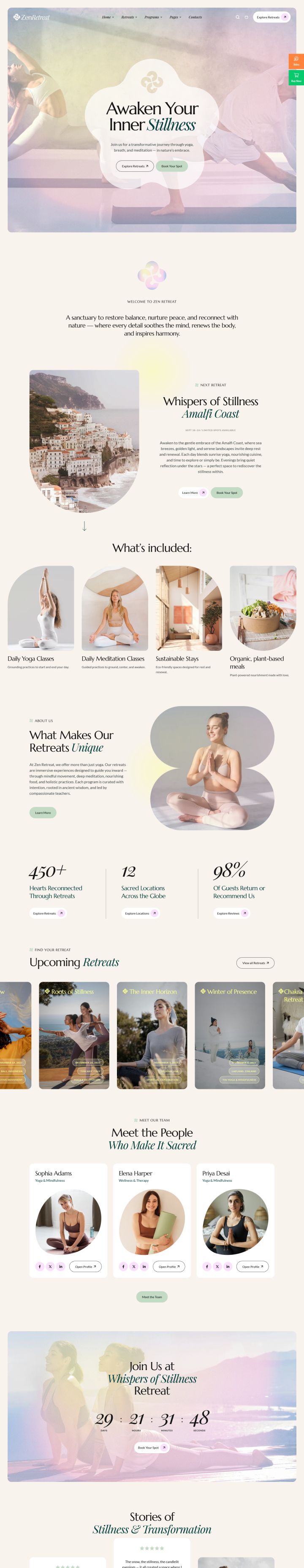 WordPress шаблон ThemeForest Zen Retreat