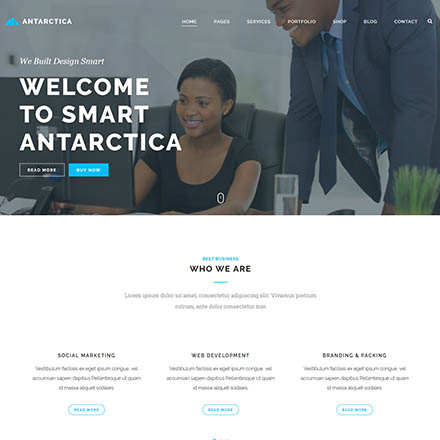 ThemeForest Antarctica
