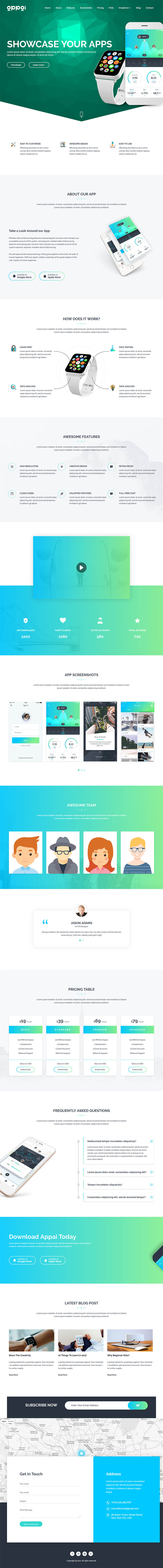 WordPress шаблон ThemeForest Appai