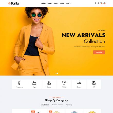 ThemeForest Bailly