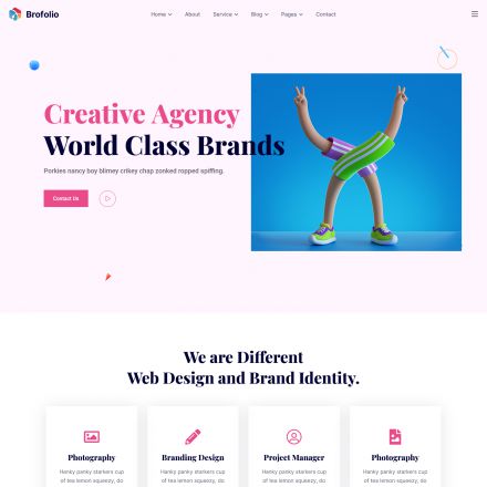 ThemeForest Brofolio