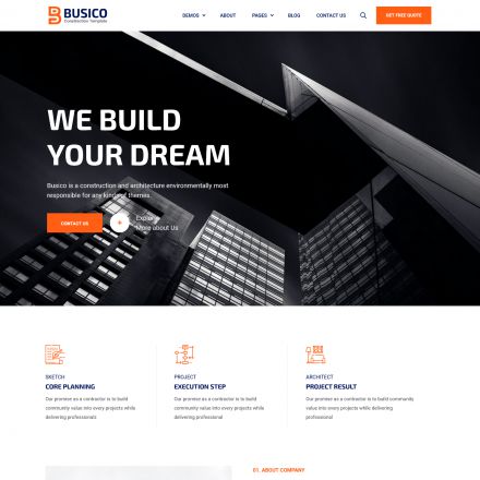 ThemeForest Busico