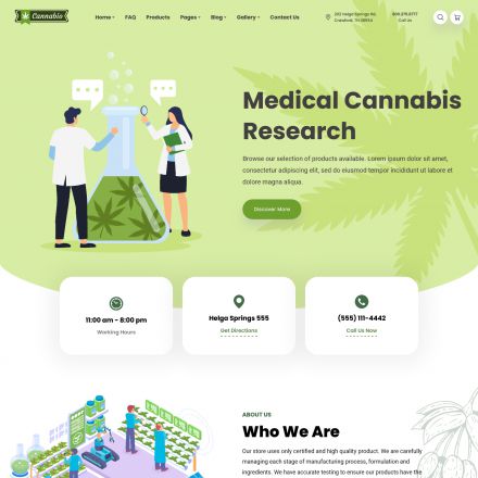 ThemeForest Cannabio