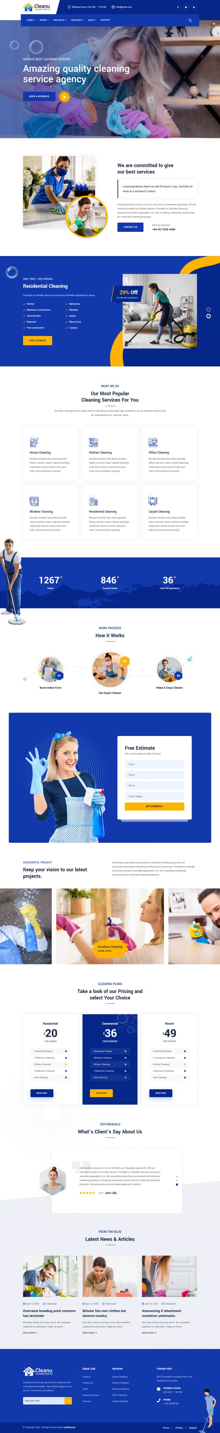 WordPress шаблон ThemeForest Cleanu