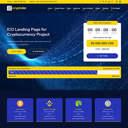 ThemeForest Cryptokn