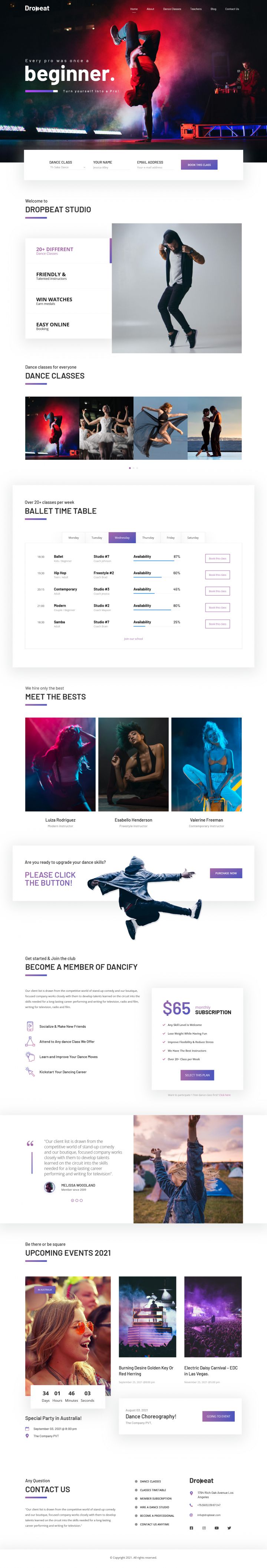 WordPress шаблон ThemeForest Dropbeat