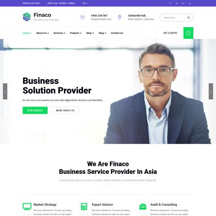 ThemeForest Finaco