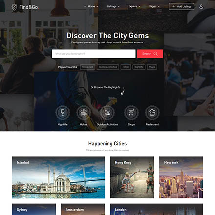 ThemeForest Findgo