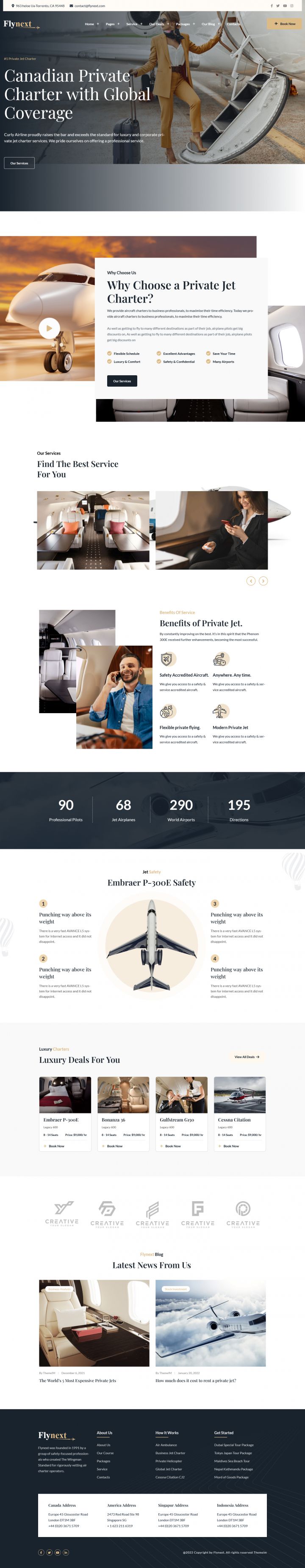 WordPress шаблон ThemeForest Flynext