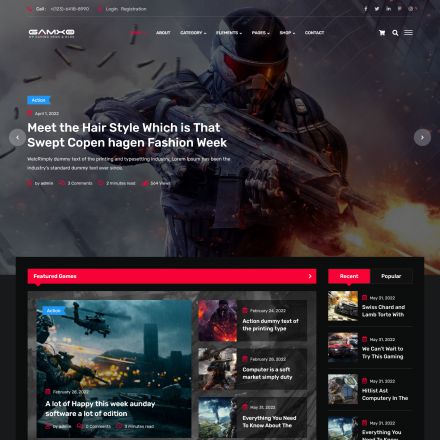 ThemeForest Gamxo