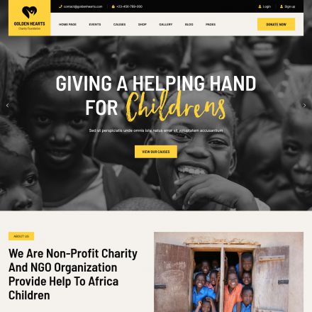 ThemeForest Golden Hearts