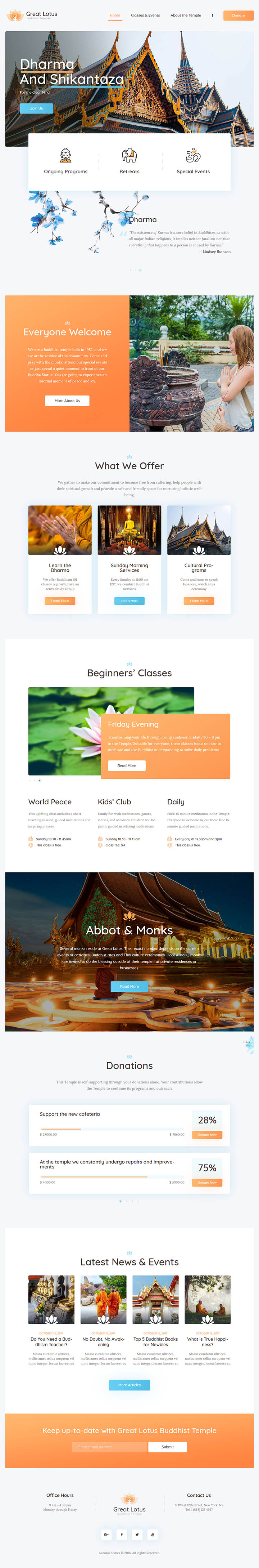 WordPress шаблон ThemeForest Great Lotus