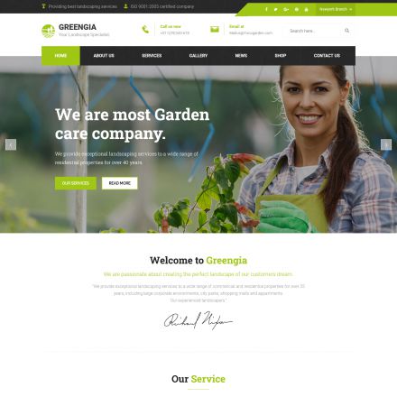 ThemeForest Greengia