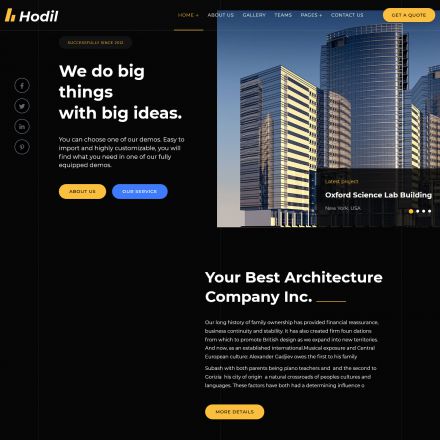 ThemeForest Hodil