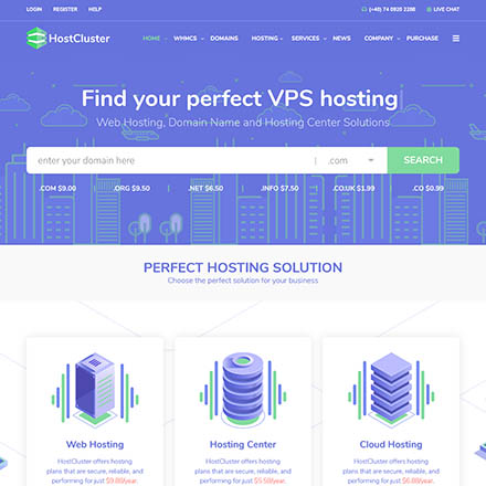 ThemeForest HostCluster