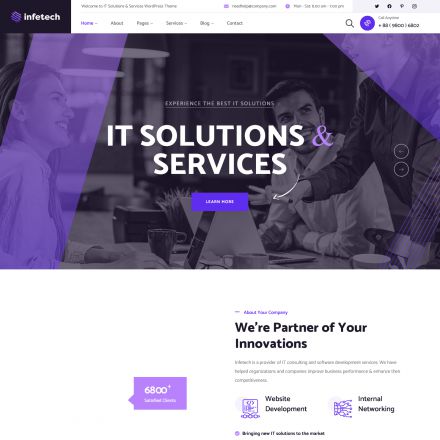 ThemeForest Infetech